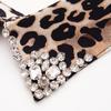 Leopard Rhinestone Decorative Women's Removable Detachable Collar Crystal Fashion Collar Polyester Knit Hand Wash
