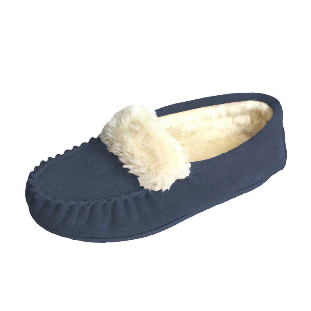 Eastern Counties Leather Womens/Ladies Zoe Plush Lined Loafers