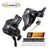 VG Sports Mountain Bike Shifter and Derailleur Set: 8-11 Speed, Aluminum Alloy Body.