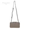 Pisoraro Wallet Shoulder Bag with Smartphone PR184 GREGE Storage, Crossbody, Greige, Multifunctional,