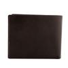 Men' Wings Wallet Made of Genuine Goat Leather Brown