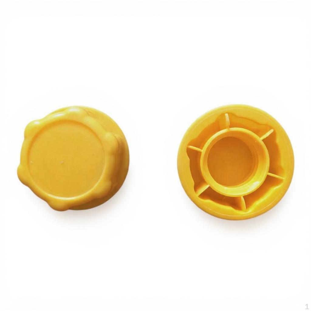 Children's Slide Screw Cap Nut, Playground Accessory, Play Seesaw Set, Home Yellow Flower Nut