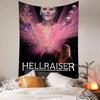 Classic Hhellraiser Movie Printed Large Wall Tapestry Indian Buddha Wall Decoration Witchcraft Bohemian Hippie Decor Blanket