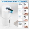 Hand Wash Dispenser 13.5OZ Automatic Wall Dispenser Rechargeable Shower Shampoo Sensor Pump 4-Step Adjustable Wall Mounted For