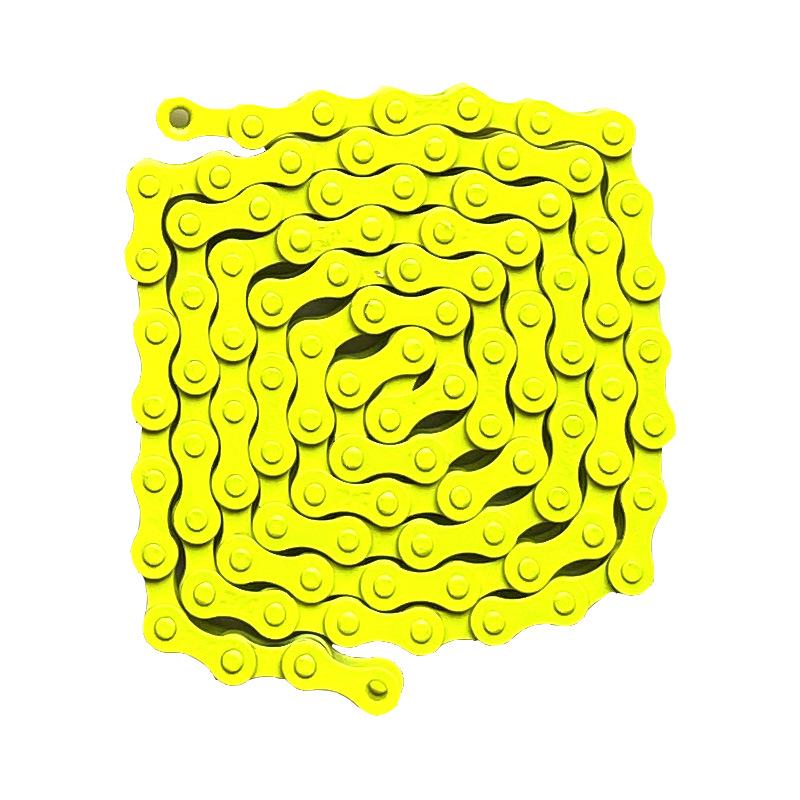 

Односкоростная цепь Dead Fly для горного велосипеда, 94 звена жёлтый