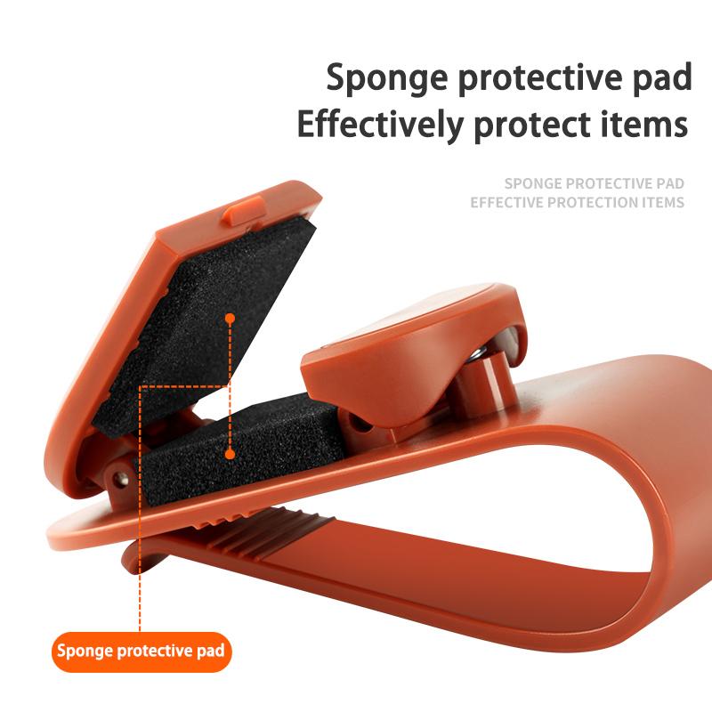 Car Glasses Clip Sun Visor Car Sunglasses Storage Interior Modification Product Suitable For Citroen C4 C3 C2 C1 C5 DS3 headrest aia256
