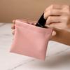 2pcs Mini Portable PU Storage Bags Automatic Closure Storage Bag Data Cable Earphones Lipstick Wallet