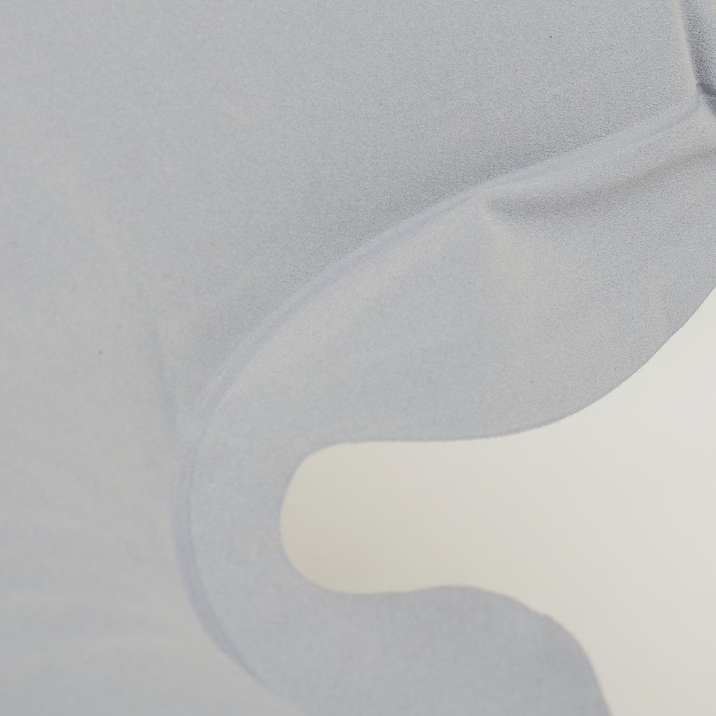 Inflatable flocking U-shaped pillow for outdoor travel. Inflatable pillow for storage and portable rest with leak repair patch