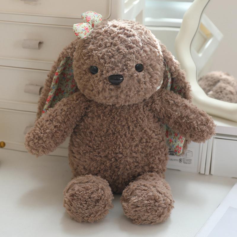 

Non-Toxic 35/45Cm Cartoon Fun Dressing Long Ears Rabbit Plush Doll Sweater Can Wear Off Rabbit Plush Toy Home Decor Soothing Toy For Child about 35cm