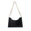 French Niche Foreign Style Chain Baguette Bag Female Texture Crocodile Pattern Temperament Shoulder Bag 2025 New Armpit Bag