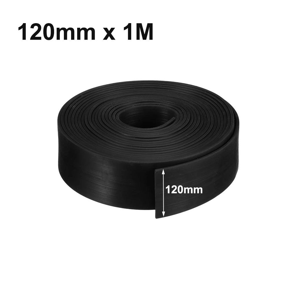 Solid Rubber Neoprene Rubber Sheet Rolls Black Sealing Padding Durable Seal Strips