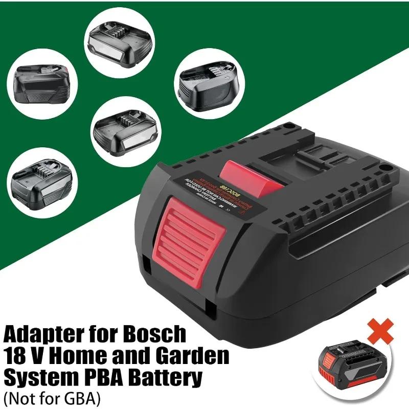 Converter for Bosch 18V PBA Battery BOSC18BS Battery Adapter Convert To for Bosch 18V Battery Work for Bosch 18V GBA Power Tools