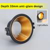 GU10 Spotlight Flush Mount Downlight Round Spotlight Ceiling Light Fixture GU10/G5.3 75mm Reflector Indoor Recessed Down Light