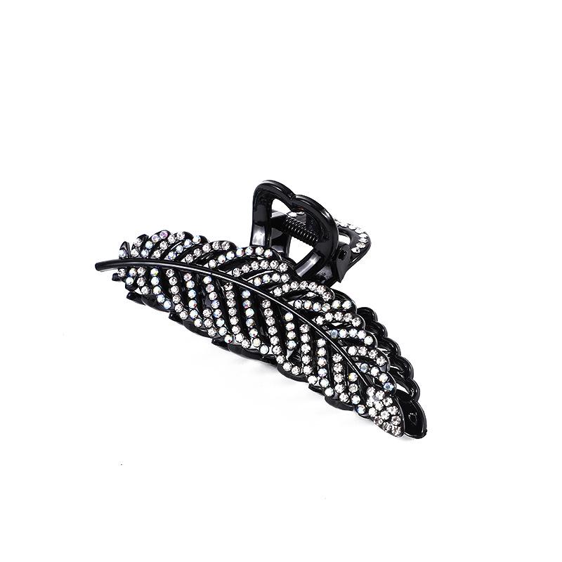 Elegant Rhinestone Diamond-Studded Shark Clip for Women