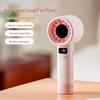 Compact USB Rechargeable High-Speed Digital Display Handheld Fan