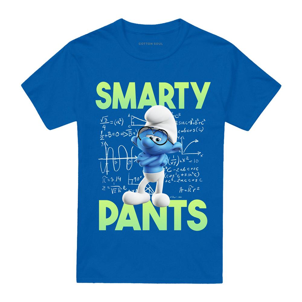 The Smurfs Unisex Adult Smarty Pants T-Shirt