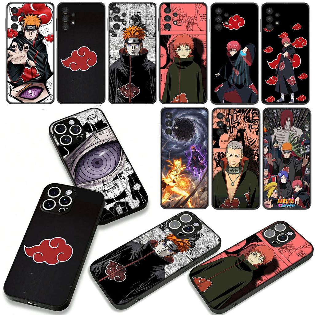 Sasori Pain Akatsuki Narutos for Motorola Moto G54 G05 G24 G55 G75 G85 G15 G57 G86 Power Edge 50 30 Ultra Fusion neo Pro Case