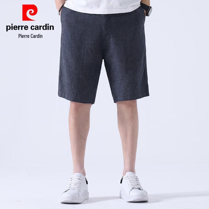 Pierre Cardin Men's 100% Linen Casual Shorts