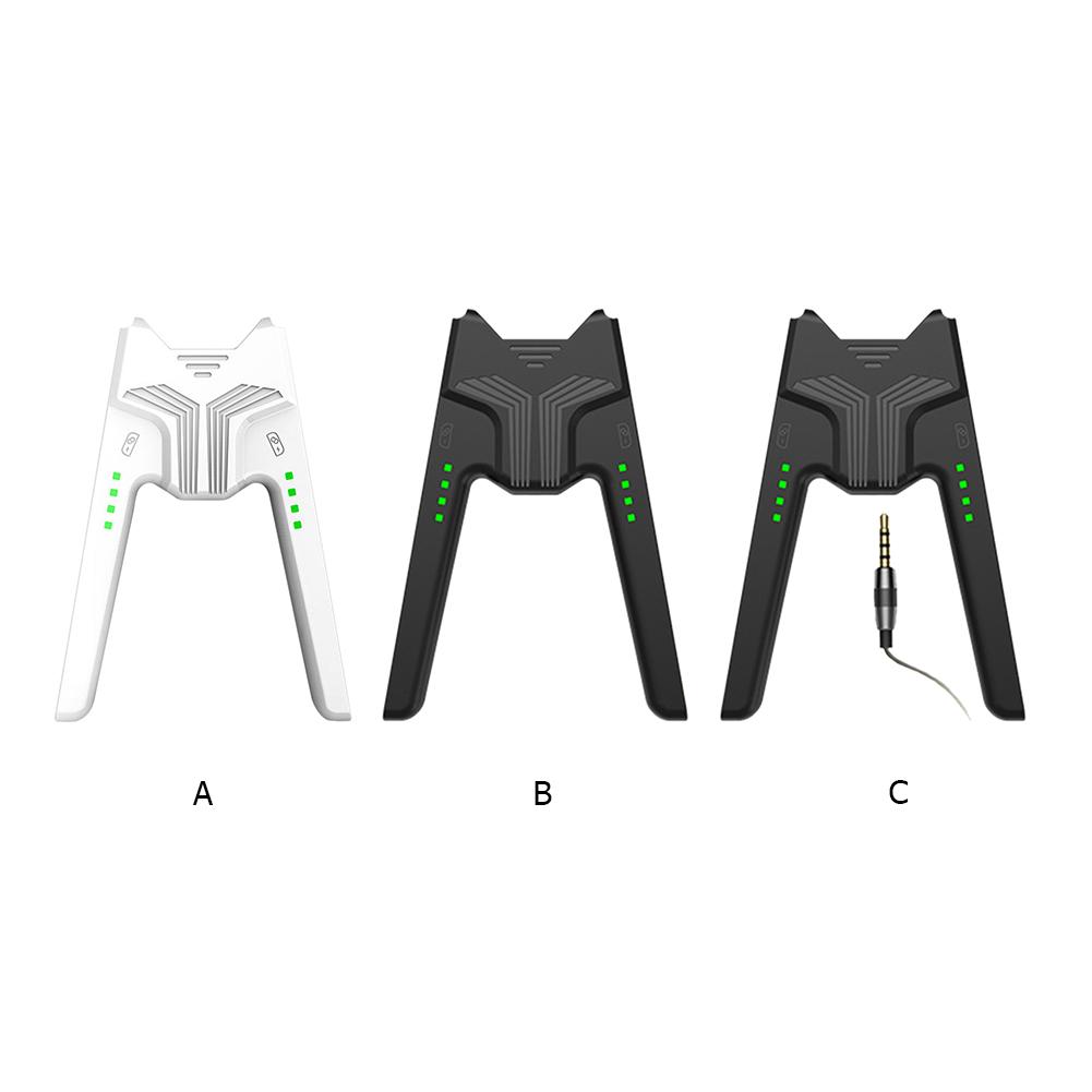 Charging Bracket Dock Grip LED Indicator Handle Charger Grip with Type-C Port Accessories for Switch/Switch OLED Joy-Con Handle