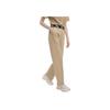 FILA X Magic Stick Collaboration SS23 Solid Color Straight Leg Knit Casual Pants Women bottoms Light-Khaki F11W329606FDK