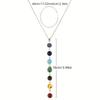 7 Chakra Gemstone Beads Necklace & Bracelet Set - Vibrant Yoga Balancing for Women Jewelry
