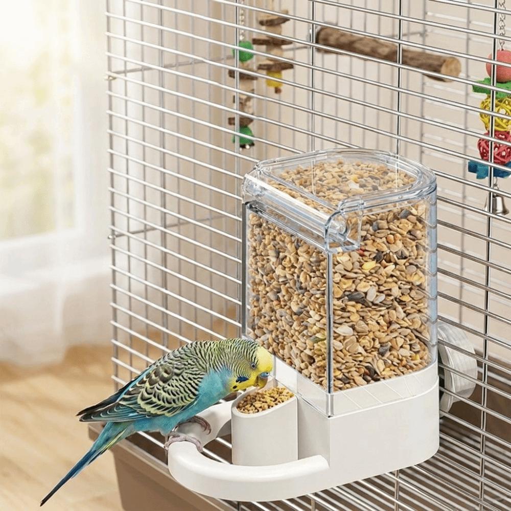 Detachable Bird Water Dispenser Large Capacity Bird Food Container for All Small Pet