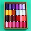 42-Spool Polyester Sewing Thread Set - 1000 Yards Each, Multicolored for Hand & Machine Sewing