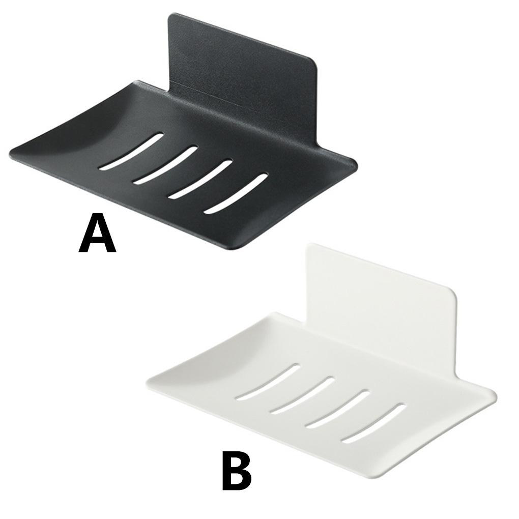 Sponge Holder Wall Mounted Brush Rack Tray Draining Bathroom Kitchen Storage Organizer