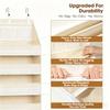 Criusia Over The Door Organizer, 6-Shelf Closet Hanging Storage with 13 Mesh Pockets, Capacity Behind The Door Storage