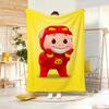 Мультяшное одеяло G-Ggs Bonds, мягкое, теплое, для спальни, гостиной, кровати, путешествий, кемпинга, пикника, подарок
