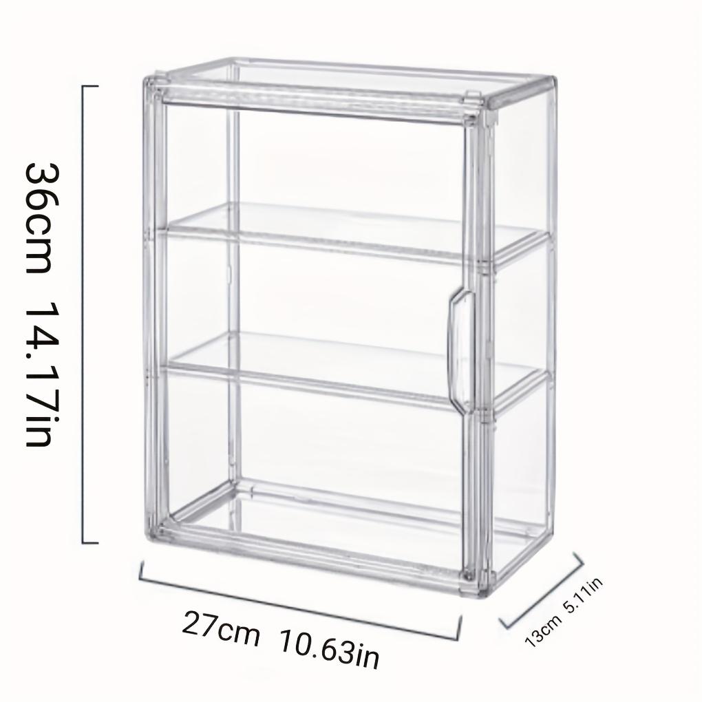 

Multi-Purpose Storage Display Cabinet – Action Figures, Blind Boxes, Bags, Cosmetics, and Bathroom Organizer for Neat Display