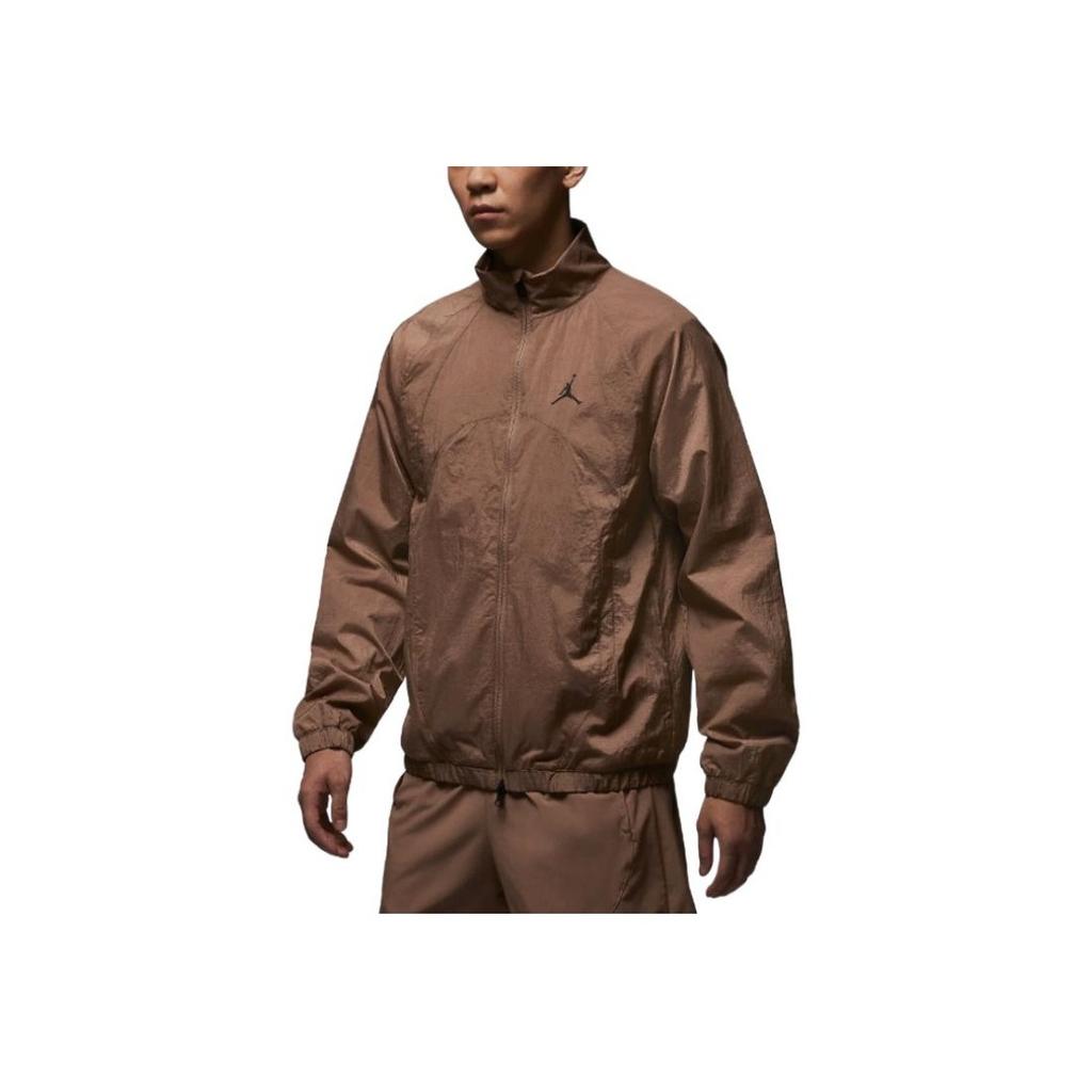 Jordan Sport Jam FW24 Fashion Waterproof Warm-Up Long Sleeve Jacket Men Jackets Dark-Brown FN5849-223