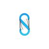 1pc S Type Carabiner With Lock Backpack Buckle Aluminum Alloy Outdoor Camping Small-sized S-shaped Climbing Buckle S-shaped