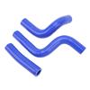 3PCS Silicone Radiator Coolant Hose Pipe Kit Stable Connection Leak Proof Heat Resistant Fit For KX80 KX85 KX100
