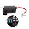 Box-Qiilu Car Fuse Box Holder Terminal for VW Jetta Golf Mk4 Beetle 99-04 1J0937550A