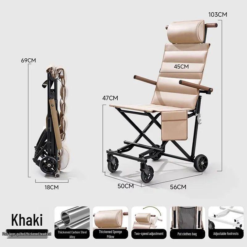 Compact Portable Reclining Stroller/Chair for All