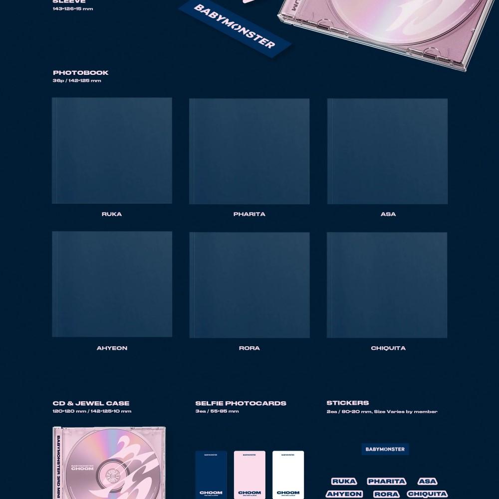 BABYMONSTER [CHOOM] 3. Mini-Album JEWEL