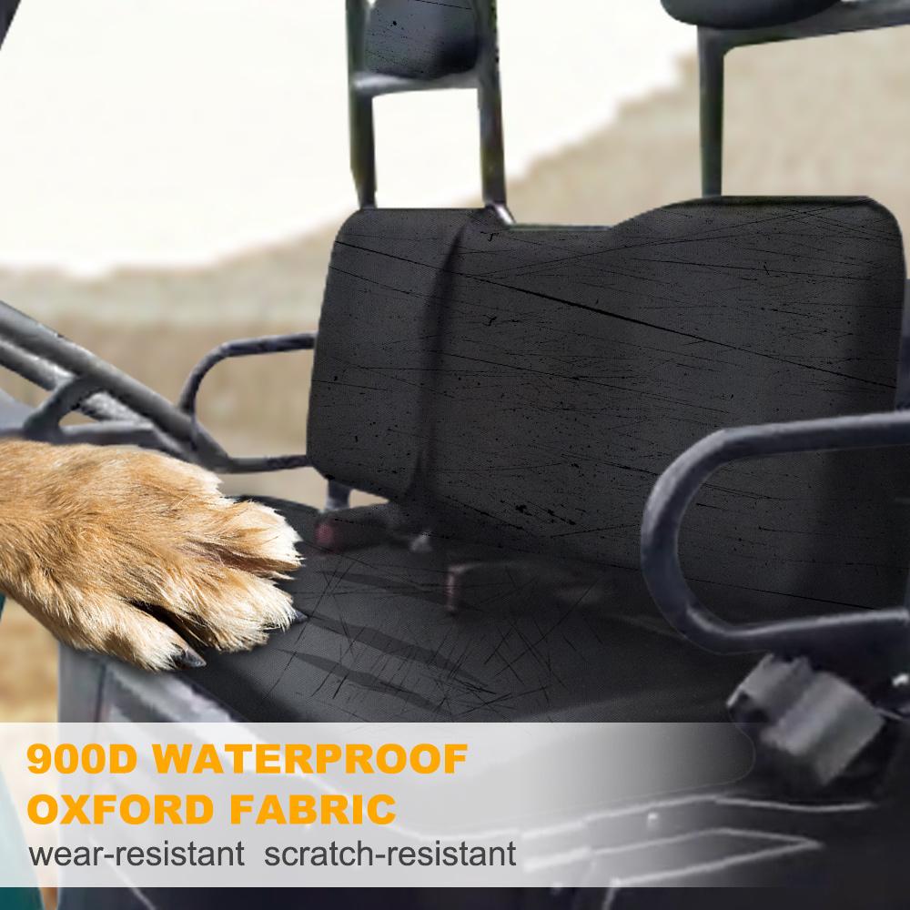 UTV Seat Covers Set Fit For Polaris Ranger 500/700/800 2002 2003 2004 2005 2006 2007 2008 Water-Resistant Front Bench Seats Only