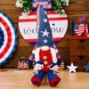 Unique Gnome Patriotic Doll With Long Legs And American Flag Design For Holiday Display