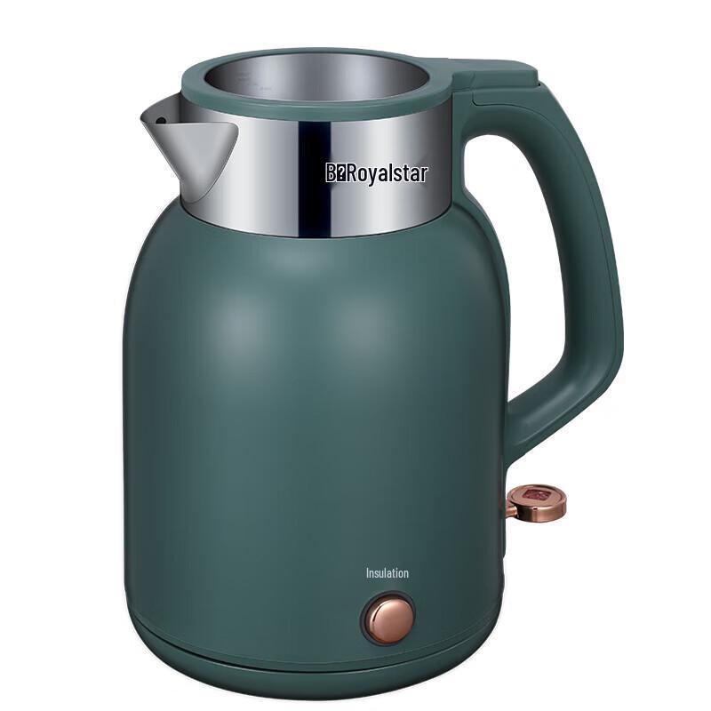 Royalstar 2L Stainless Steel Electric Kettle CN plug (adapter included)
