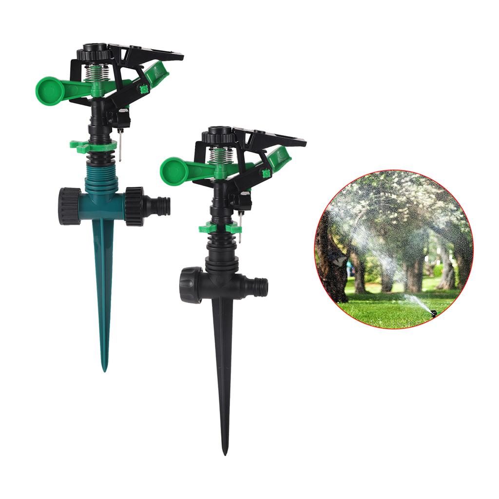 1/2" Male Thread Controllable Angle Rocker Nozzle With 3-Kinds Bracket Kits Garden Irrigation Landscaping Adjustable Sprinkler