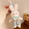 Cute Plush Doll Keychain Hanging Plush Rabbit Key Ring Creative Bear Plush Pendant  Daily Use