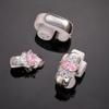 Earphone Clips with Zirconia Decoration and Rhinestones for Clip-on Earphones, Elegant Decor, Quick AttachDetach, Multifunctional Accessory, Durable