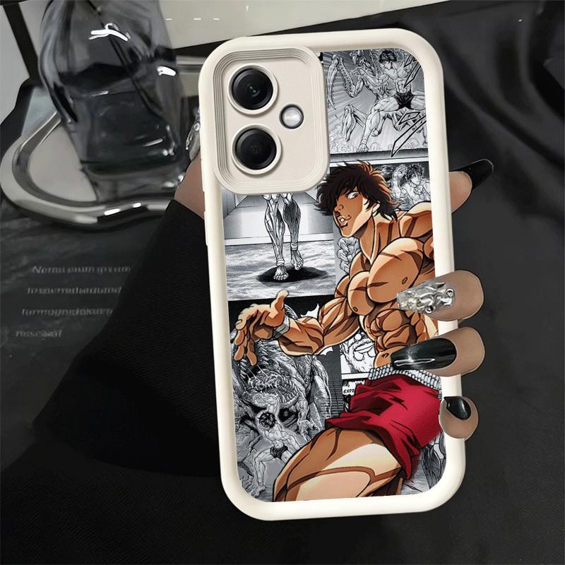 Phone Case for Xiaomi Redmi Note 15 14 13 Pro Plus Baki the Grappler Anime Shell 12S 11 11S 11T 5G 14S Soft Silicone Funda