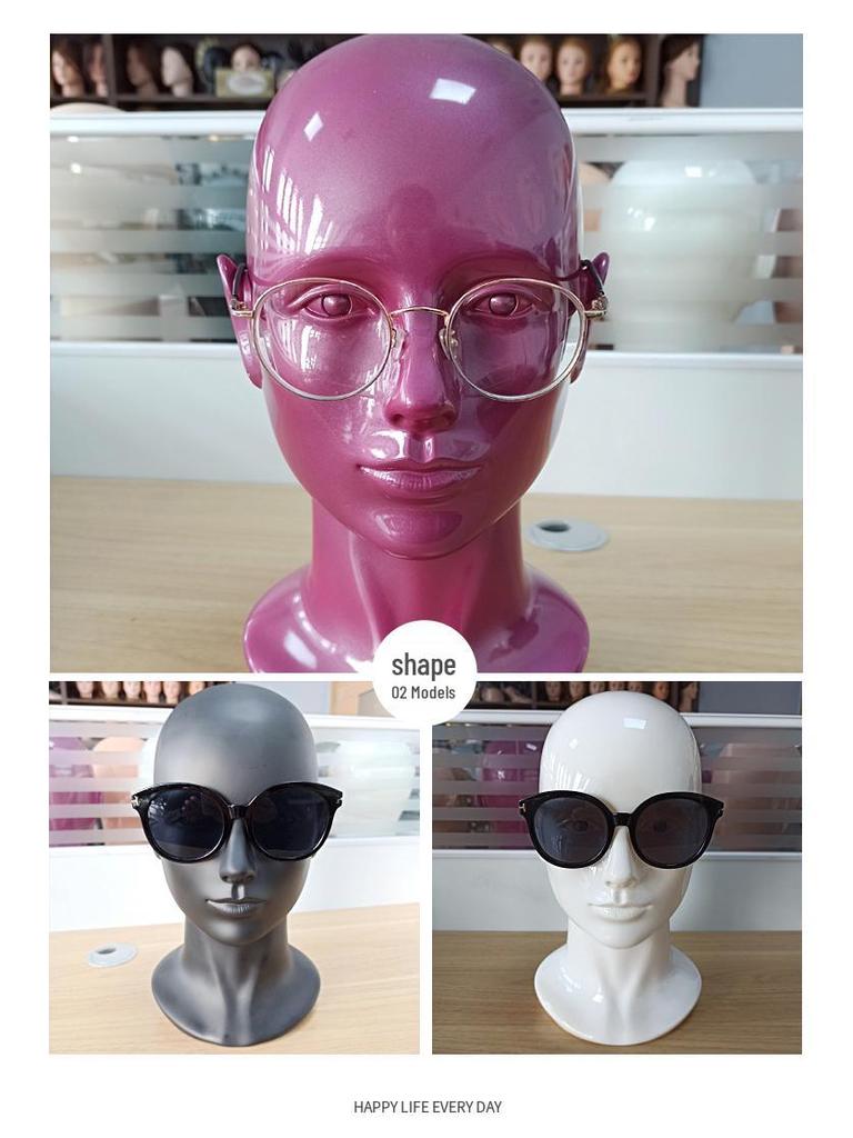 Female Mannequin Head for Wig, Makeup, and Hat Display