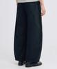 TAKEASY One-Pleat Barrel Fit Cotton Pants (Black)