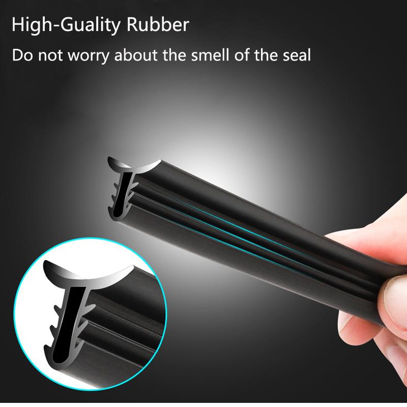 1PC Sealing strip of car center console, modification of instrument panel gap, sound insulation and dust prevention rubber strip