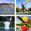 12/6 Bucăți Mingi Colorate Pickleball 74Mm 40 Găuri Rezistente la Exterior Mingi Pickleball Pentru Terenuri Exterioare