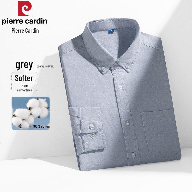 Pierre Cardin Men's Premium 100% Cotton Oxford Shirt