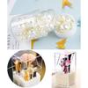 Lifestyle-cat 104pcs Mixed Size Pearls Beads No Holes 8mm, 14mm, 20mm Pearls for Vase Filler, Table Scatter, Wedding, Birthday Party, Home Decoration